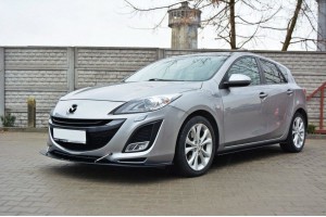 FRONT RACING SPLITTER MAZDA 3 MK2 SPORT (PREFACE) FRONT RACING SPLITTER MAZDA 3 MK2 SPORT (PREFACE)
