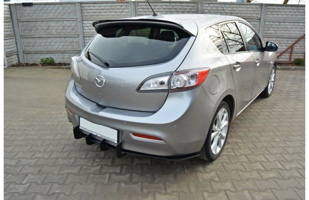 MAZDA 3 MK2 SPORT (PREFACE) REAR DIFFUSER & REAR SIDE SPLITTERS
