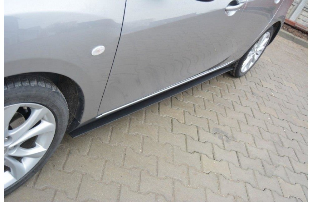 RACING SIDE SKIRTS DIFFUSERS MAZDA 3 MK2 SPORT (PREFACE)