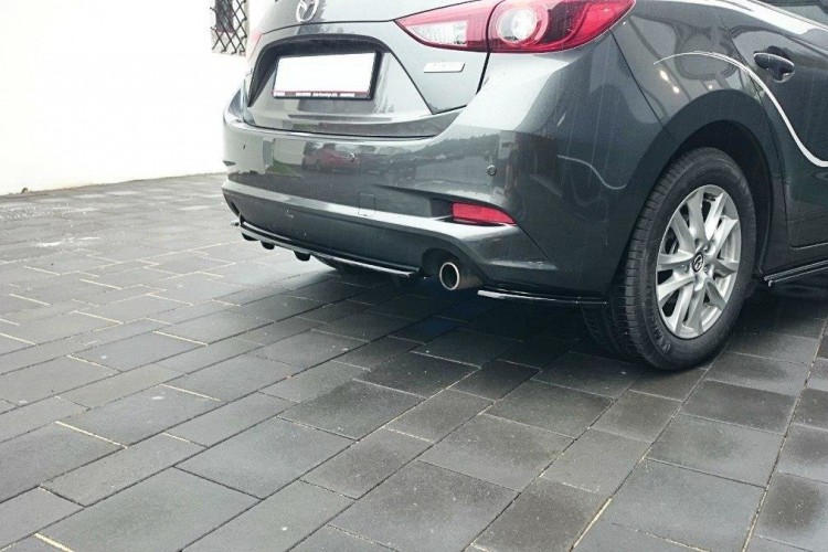 Rear Splitter Mazda 3 BN (Mk3) Facelift (with vertical bars)