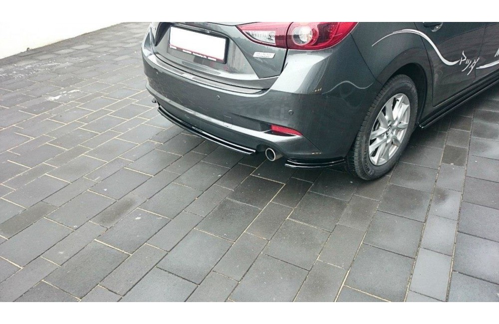 Rear Splitter Mazda 3 BM (Mk3) Facelift (without vertical bars)