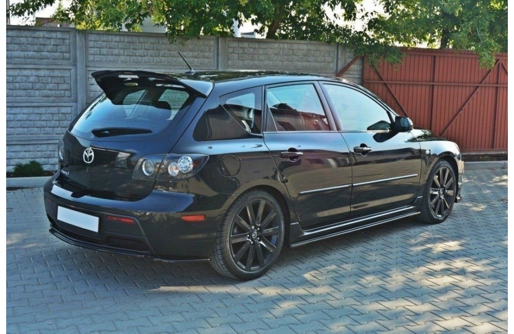 Rear Splitter MAZDA 3 MPS MK1 PREFACE US-Spec Version (without vertical bars)