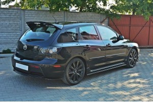 Rear Splitter MAZDA 3 MPS MK1 PREFACE US-Spec Version (without vertical bars)