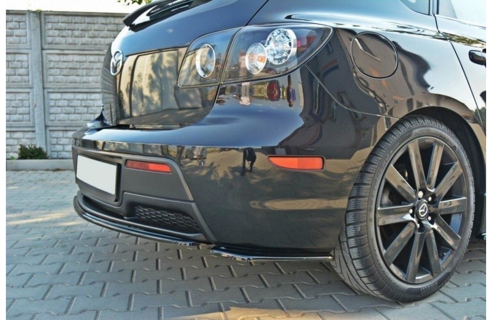 REAR SIDE SPLITTERS MAZDA 3 MPS MK1 (PREFACE) US-Spec Version