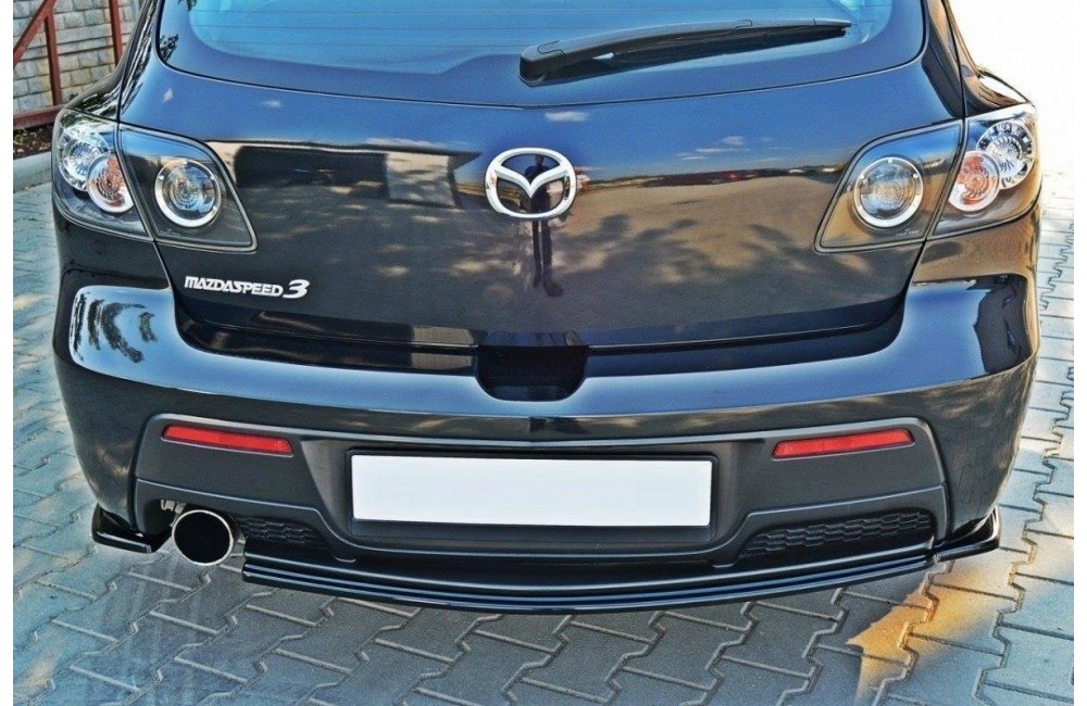 REAR SIDE SPLITTERS MAZDA 3 MPS MK1 (PREFACE) US-Spec Version