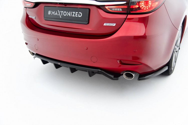 Πίσω Splitter (με κάθετους στύλους) Mazda 6 Sedan Mk3 Facelift