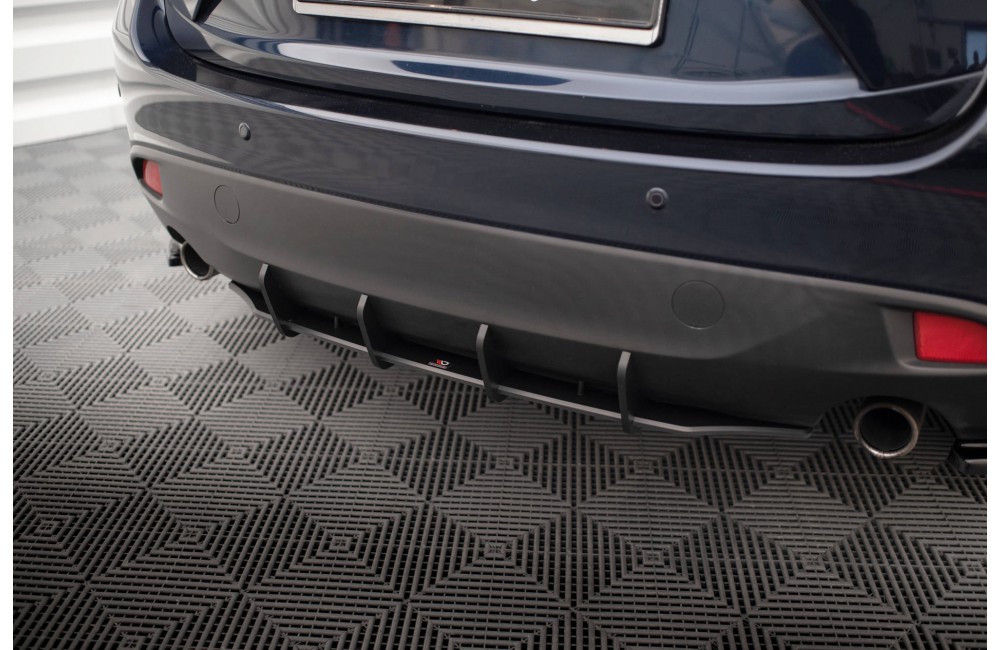 Street Pro Rear Diffuser Mazda 3 Mk3 - Black