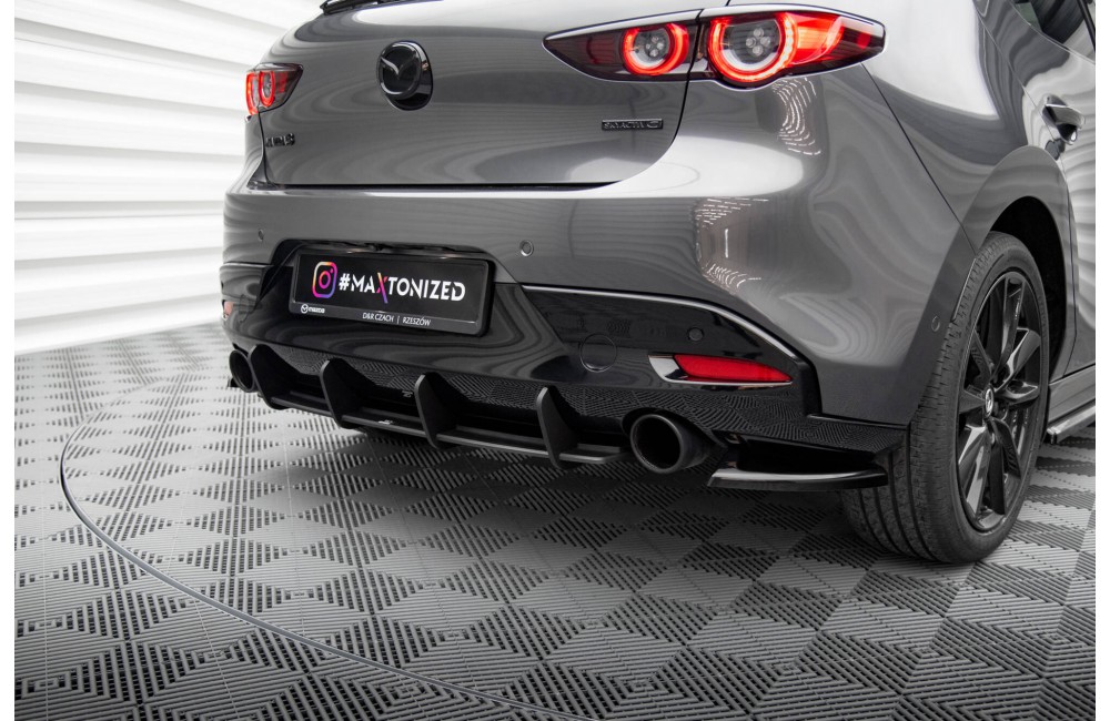 Street Pro Rear Diffuser Mazda 3 Mk4 - Black