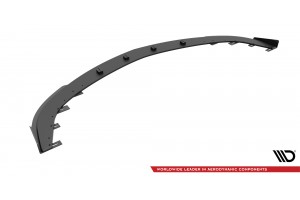 Street Pro Front Splitter V.1 + Flaps Mazda 3 MPS Mk1 - Black + Gloss Flaps