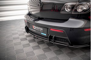 Street Pro Rear Diffuser Mazda 3 MPS Mk1 US-Spec Version - Black