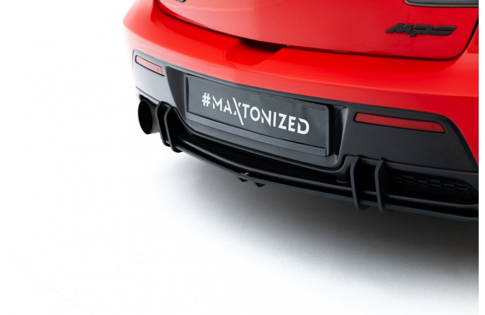 Street Pro Rear Diffuser Mazda 3 MPS Mk1 EU Version - Black