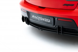 Street Pro Rear Diffuser Mazda 3 MPS Mk1 EU Version - Black