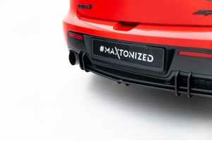 Street Pro Rear Diffuser Mazda 3 MPS Mk1 EU Version - Black