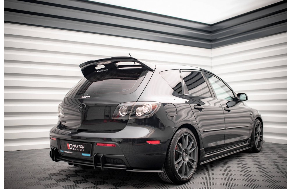 Street Pro Rear Side Splitters Mazda 3 MPS Mk1 US-Spec Version - Black Street Pro Rear Side Splitters Mazda 3 MPS Mk1 US-Spec Version - Black