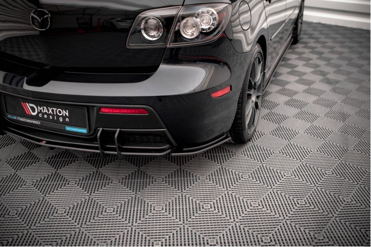 Street Pro Πίσω Πλευρικοί Splitters Mazda 3 MPS Mk1 US-Spec Έκδοση