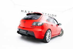 Street Pro Rear Side Splitters Mazda 3 MPS Mk1 EU Version - Black Street Pro Rear Side Splitters Mazda 3 MPS Mk1 EU Version - Black