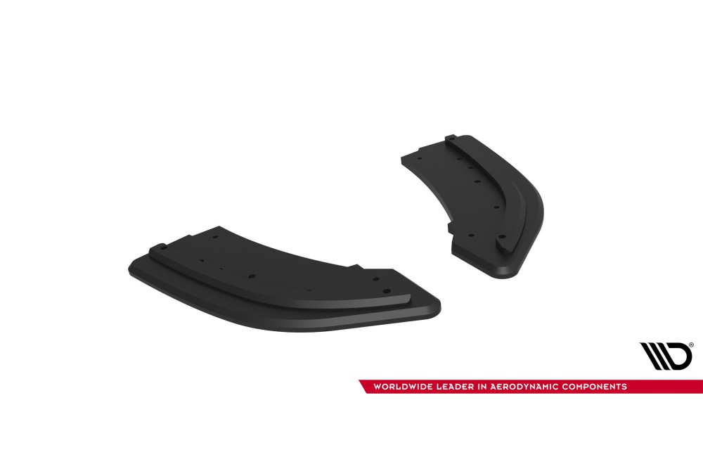 Street Pro Rear Side Splitters Mazda 3 MPS Mk1 EU Version - Black Street Pro Rear Side Splitters Mazda 3 MPS Mk1 EU Version - Black