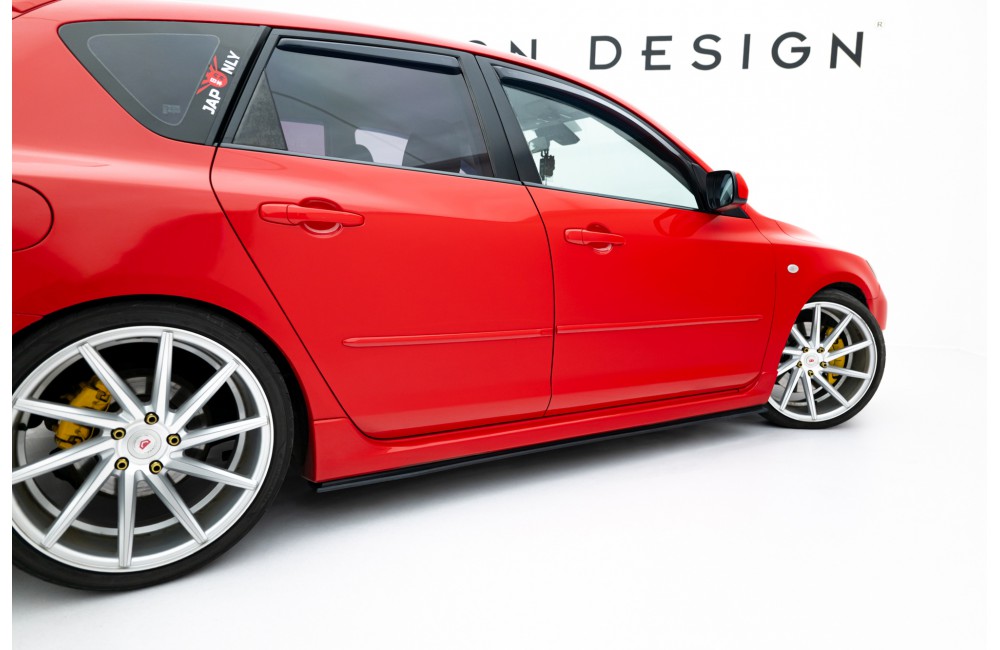 Street Pro Side Skirts Diffusers Mazda 3 MPS Mk1 - Black Street Pro Side Skirts Diffusers Mazda 3 MPS Mk1 - Black