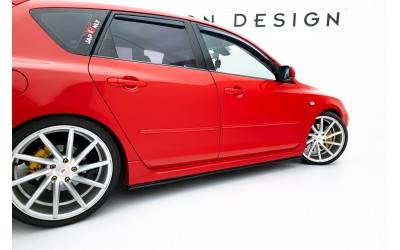Street Pro Side Skirts Diffusers Mazda 3 MPS Mk1 - Black