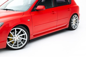 Street Pro Side Skirts Diffusers Mazda 3 MPS Mk1 - Black Street Pro Side Skirts Diffusers Mazda 3 MPS Mk1 - Black