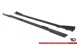 Street Pro Side Skirts Diffusers + Flaps Mazda 3 MPS Mk1 - Black + Gloss Flaps Street Pro Side Skirts Diffusers + Flaps Mazda 3 MPS Mk1 - Black + Gloss Flaps