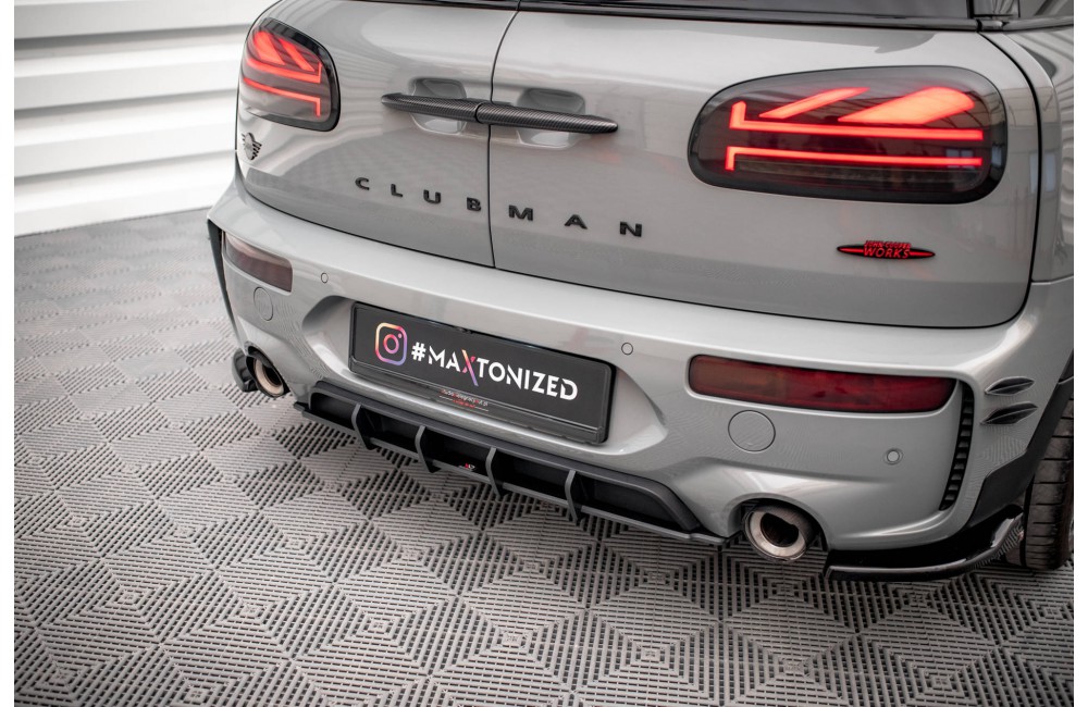 Street Pro Rear Diffuser Mini Cooper Clubman John Cooper Works F54 Facelift - Black