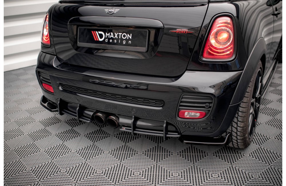 Street Pro Rear Diffuser Mini Cooper John Cooper Works R56 - Black