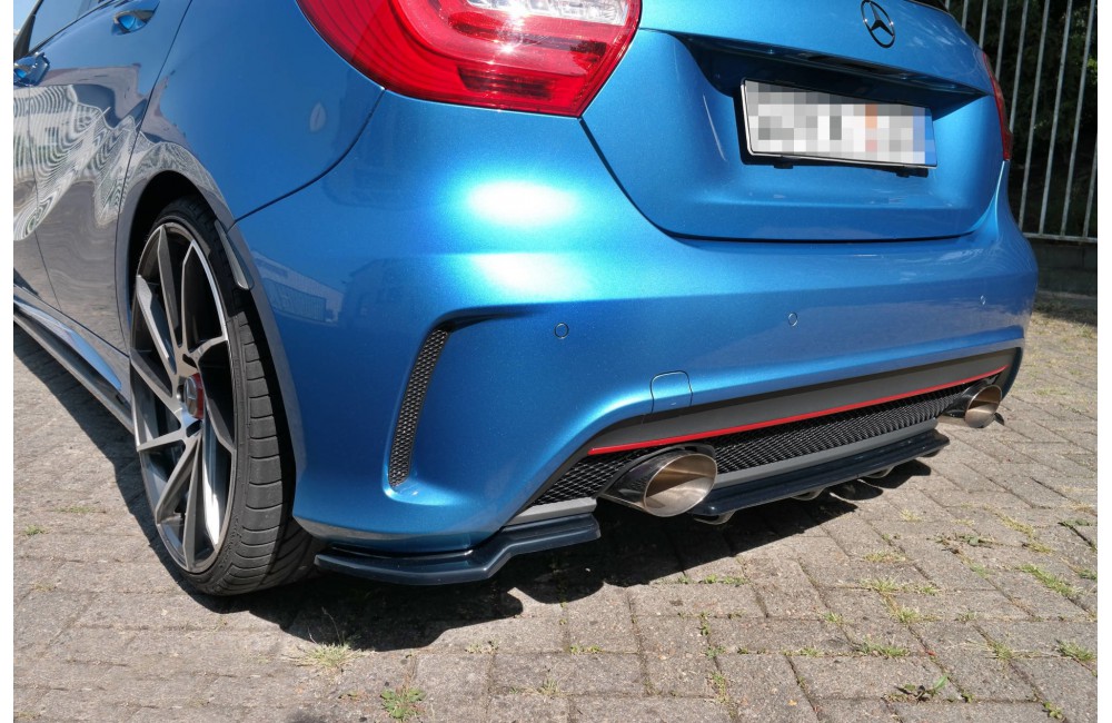 Rear Splitter (WITH VERTICAL BARS) MERCEDES-BENZ W176 AMG-LINE PREFACE