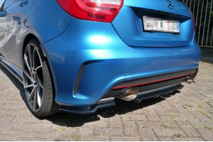 Rear Splitter (WITH VERTICAL BARS) MERCEDES-BENZ W176 AMG-LINE PREFACE