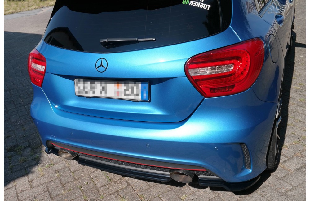 Rear Splitter (WITH VERTICAL BARS) MERCEDES-BENZ W176 AMG-LINE PREFACE
