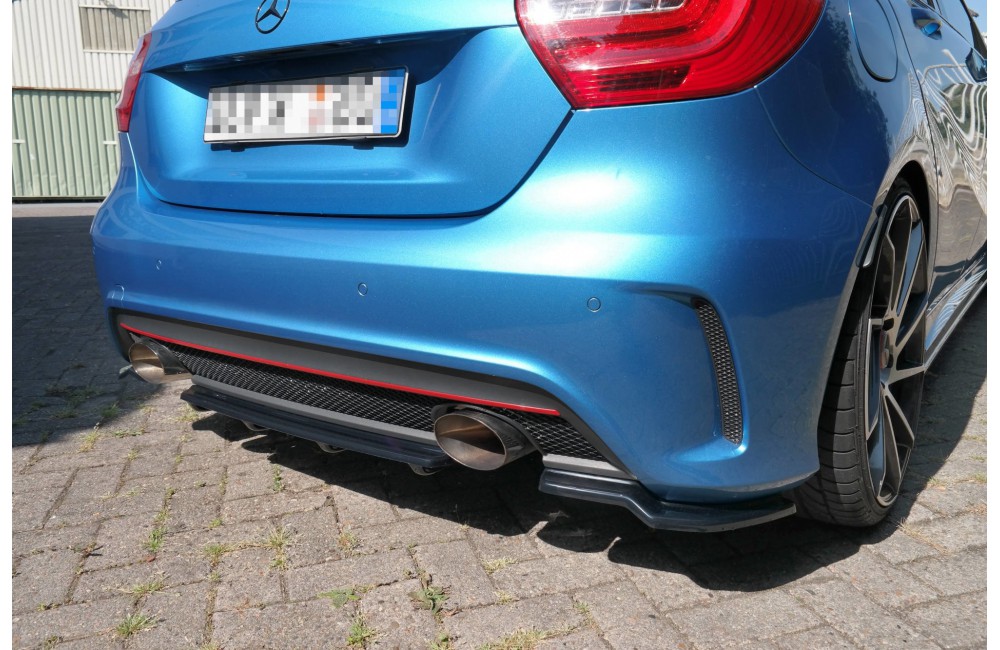 Rear Splitter (WITH VERTICAL BARS) MERCEDES-BENZ W176 AMG-LINE PREFACE