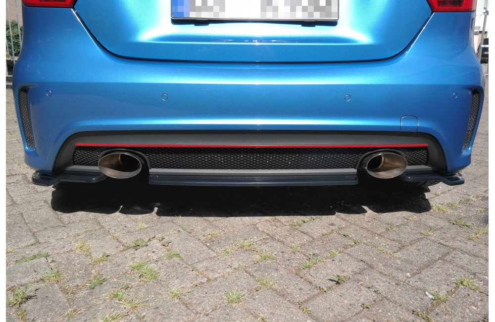 Rear Splitter (WITHOUT VERTICAL BARS) MERCEDES-BENZ W176 AMG-LINE PREFACE