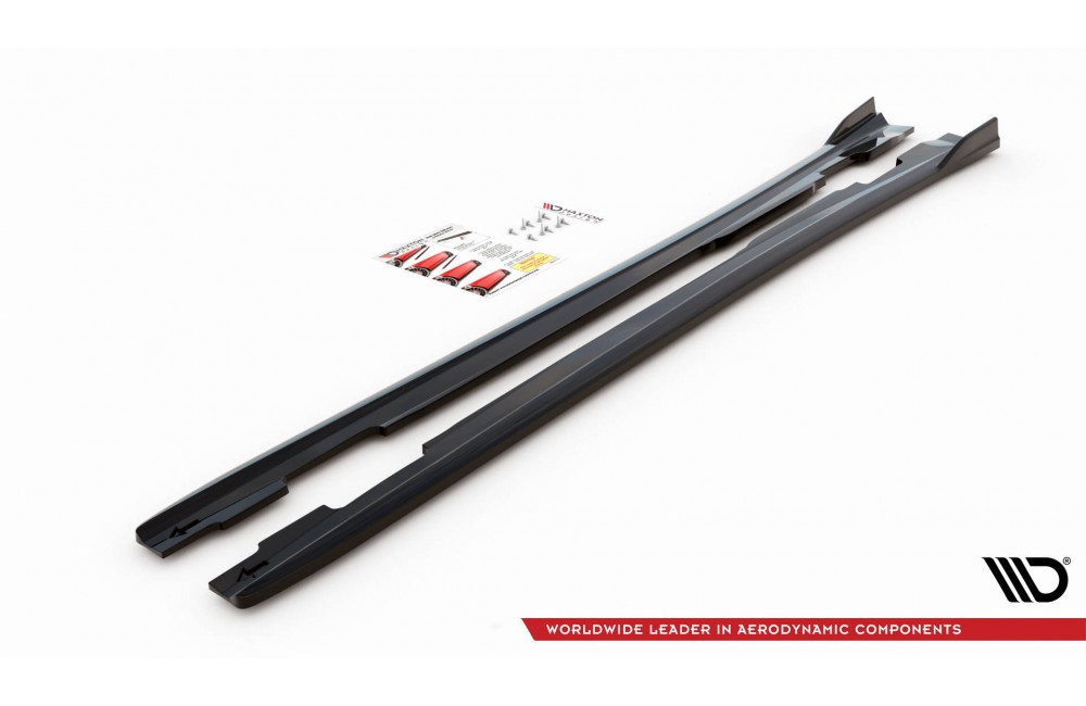 Side Skirts Diffusers V.1 Mercedes-Benz A W176 Side Skirts Diffusers V.1 Mercedes-Benz A W176
