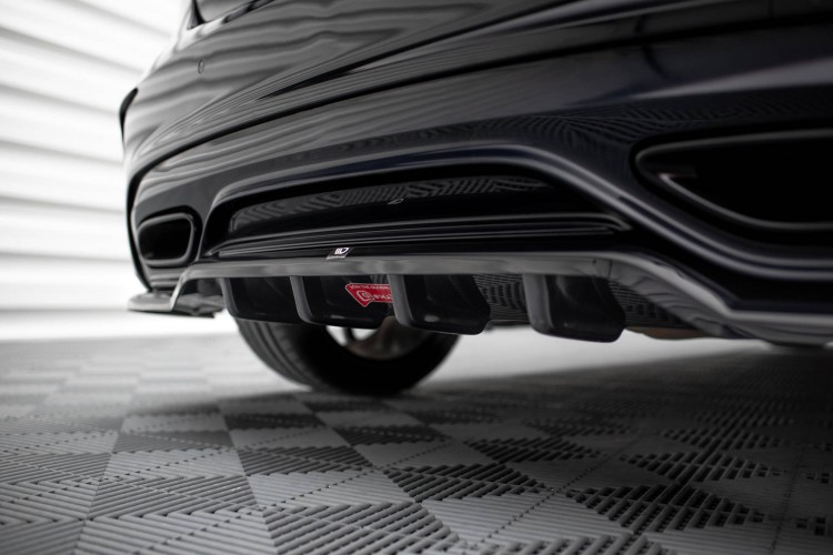 Πίσω Splitter (με κατακόρυφες ράβδους) Mercedes-Benz A AMG-Line W176 Facelift
