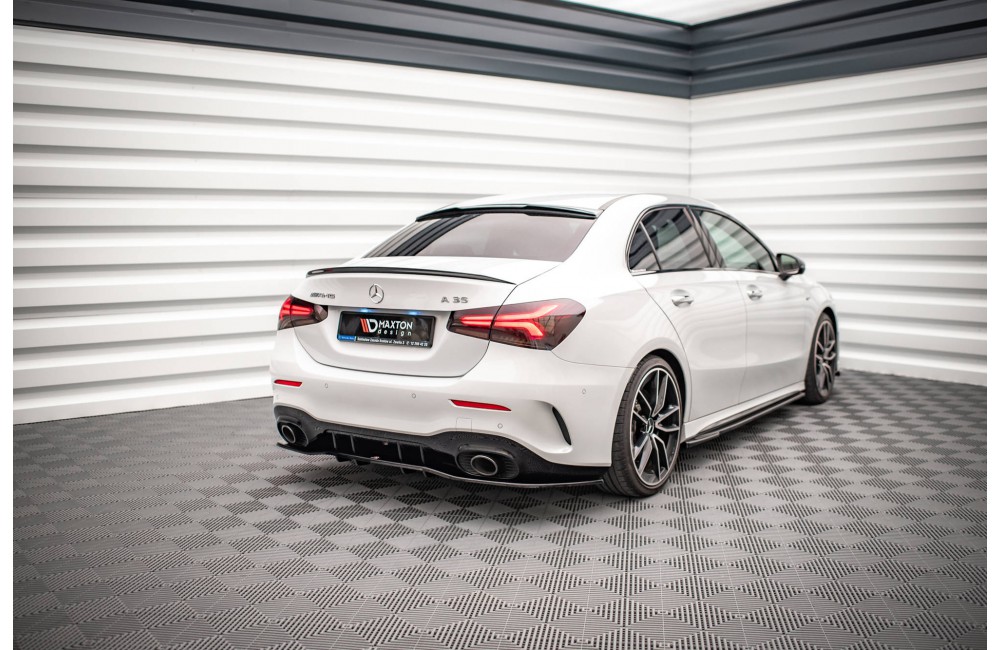 Rear Splitter (with vertical bars) V.1 Mercedes A 35 AMG Sedan V177