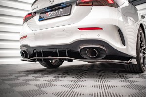 Rear Splitter (with vertical bars) V.2 Mercedes A 35 AMG Sedan V177