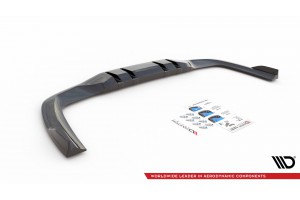 Rear Splitter (with vertical bars) V.2 Mercedes A 35 AMG Sedan V177