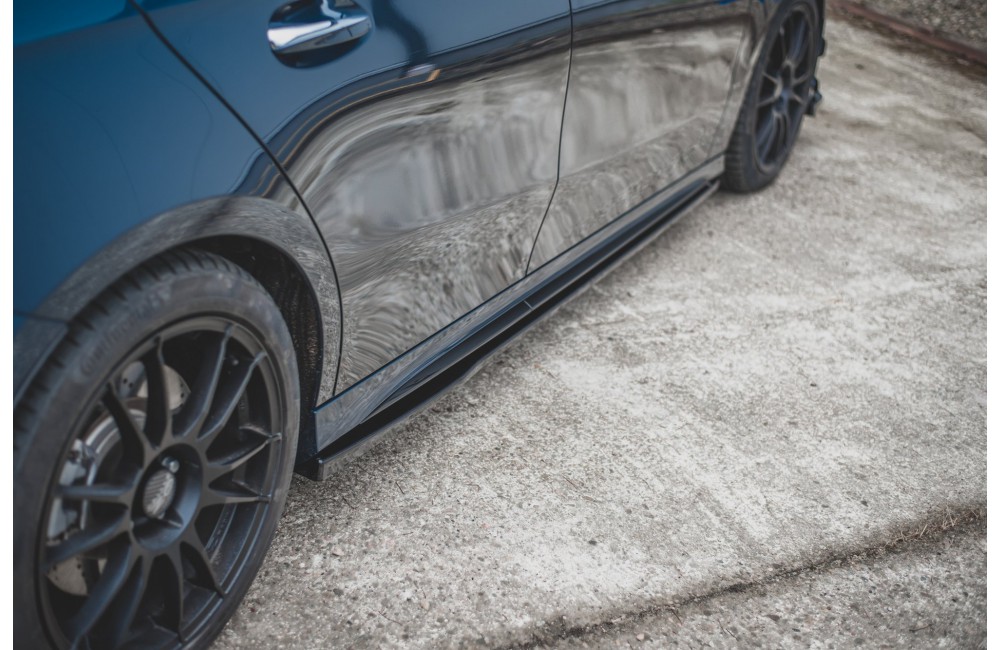 Side Skirts Diffusers V.1  Mercedes A35 AMG / AMG-Line W177