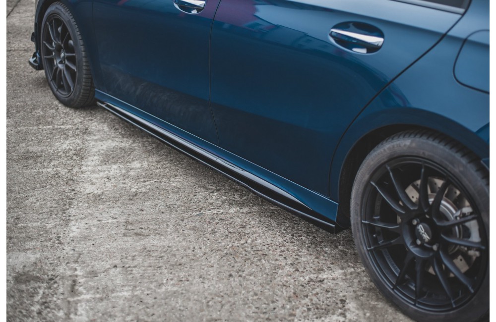 Side Skirts Diffusers V.1  Mercedes A35 AMG / AMG-Line W177
