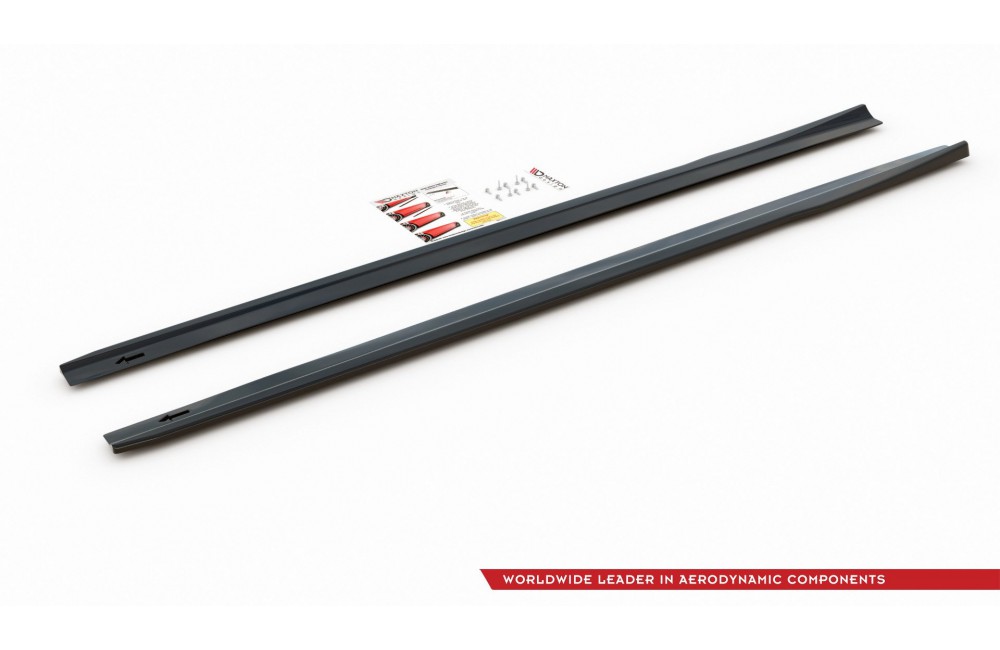 Side Skirts Diffusers V.1  Mercedes A35 AMG / AMG-Line W177