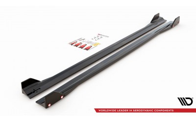 Side Skirts Diffusers V.2 + Flaps Mercedes-AMG A45 S