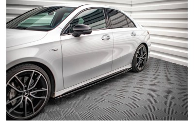 Side Skirts Diffusers V.2  Mercedes A35 AMG / AMG-Line W177 