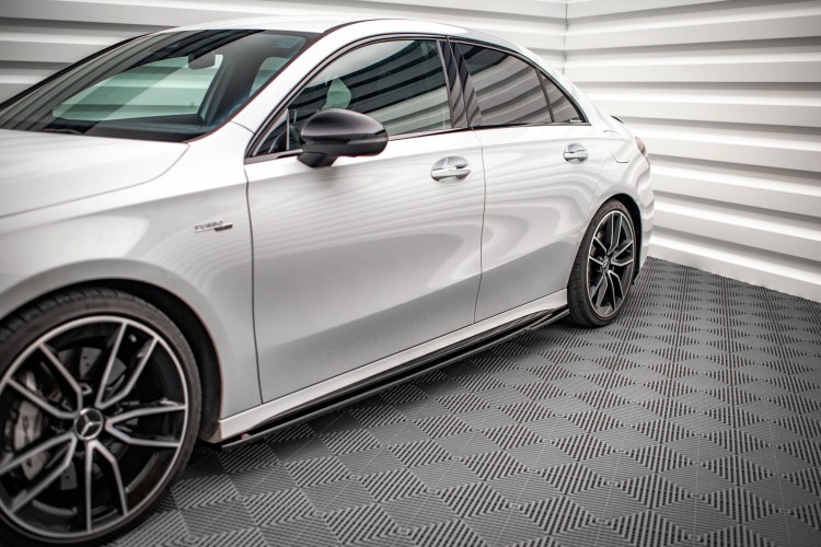 Side Skirts Diffusers V.2 Mercedes A35 AMG / AMG-Line W177