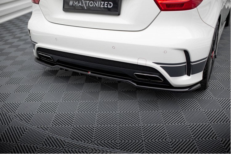 Πίσω Splitter (με κατακόρυφες ράβδους) Mercedes-Benz A45 AMG W176