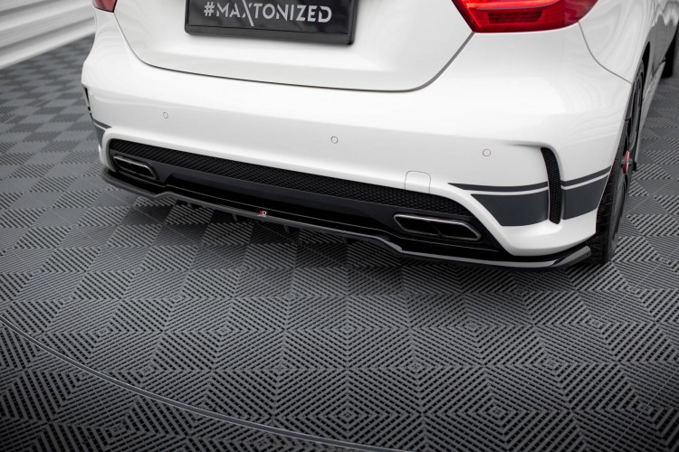 Πίσω Splitter (με κατακόρυφες ράβδους) Mercedes-Benz A45 AMG W176