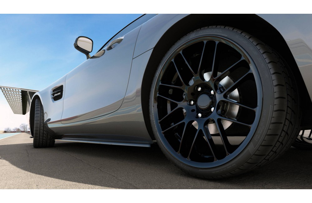 Side Skirts Diffusers Mercedes-AMG GT / GT S C190 Facelift