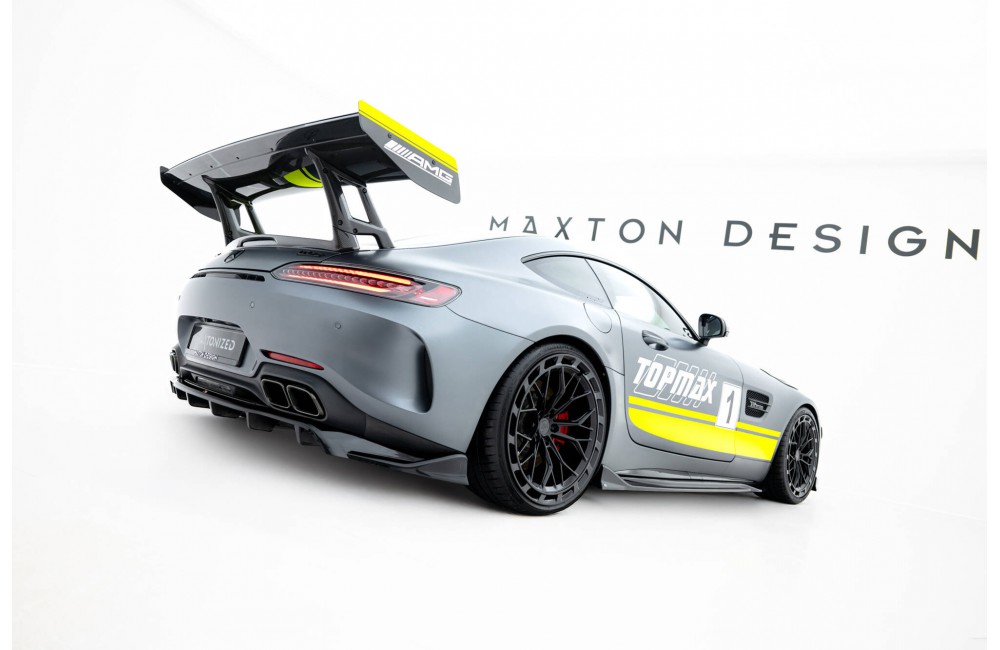 Rear Splitter (with vertical bars) Mercedes-AMG GT C C190 Facelift