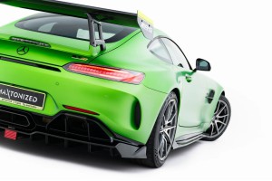 Rear Splitter (with vertical bars) + LED  Mercedes-AMG GT R C190 Facelift