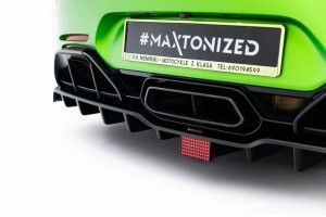 Rear Splitter (with vertical bars) + LED  Mercedes-AMG GT R C190 Facelift