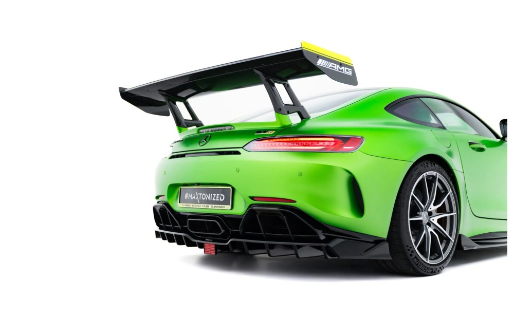 Rear Splitter (with vertical bars) + LED  Mercedes-AMG GT R C190 Facelift